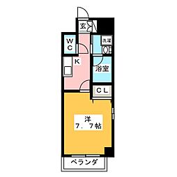 nextage.3 1Kの間取図画像