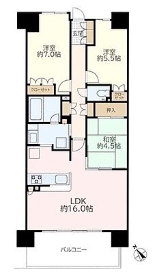 間取り 志木の杜テラス 11階/-