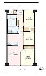 間取図画像 3LDK