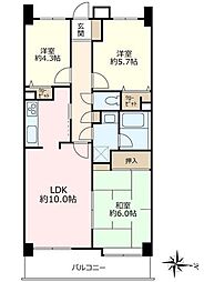 間取図画像 3LDK