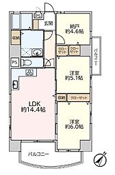 間取図画像 2SLDK