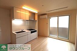 東急田園都市線 高津駅 徒歩2分の賃貸アパート 2階1LDKのリビング/ダイニング