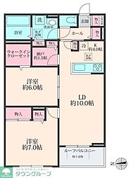 SOLANAII 2SLDKの間取図画像