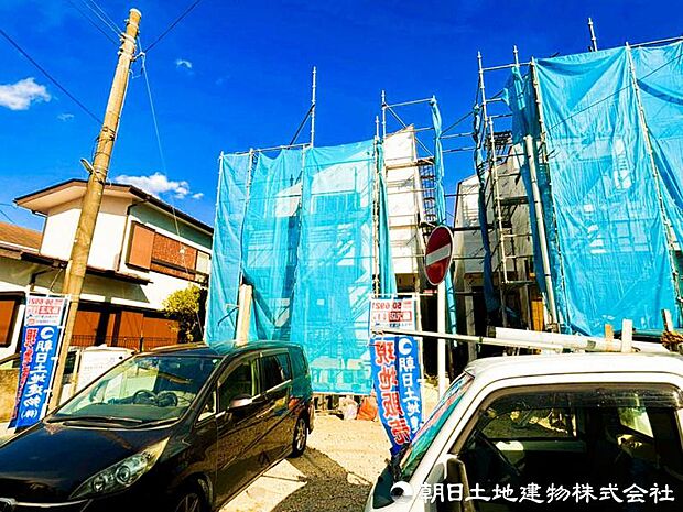 【現地写真】現在は建築中ではございますが完成物件をもとに建物プレゼンも承っております、お気軽にお問い合わせください。