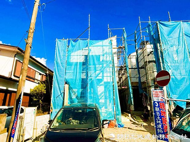 【現地写真】建築中の今しか見ることが出来ない姿をお楽しみくださいませ