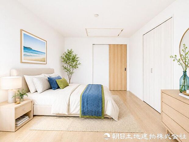 【洋室】 家族の時間も、自分だけの時間も大切にできる洋室。落ち着いた空間で、オンとオフを切り替えながら心地よくお過ごしいただけます。
