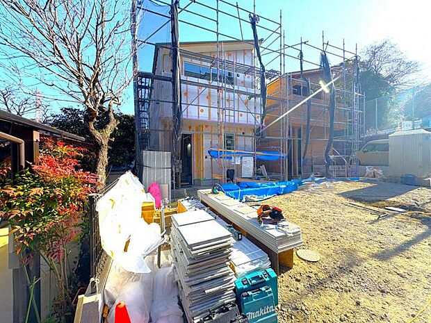 【現地写真】建築中の今しか見ることが出来ない姿をお楽しみくださいませ