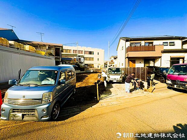 【現地写真】現在は建築中ではございますが完成物件をもとに建物プレゼンも承っております、お気軽にお問い合わせください。