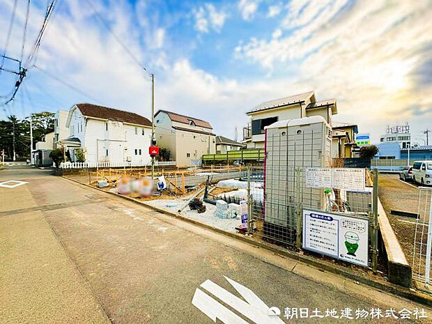 【現地写真】現在は建築中ではございますが完成物件をもとに建物プレゼンも承っております、お気軽にお問い合わせください。