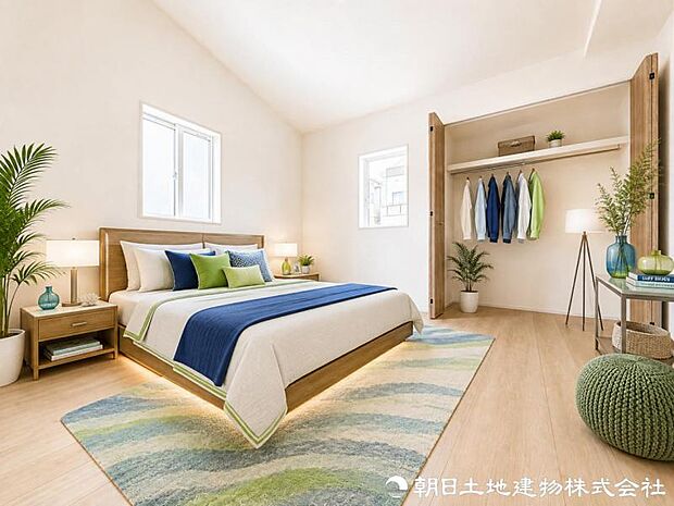 【洋室】家族と自分の時間共に大切にできる空間がここにあります。※家具はAIによるイメージになります