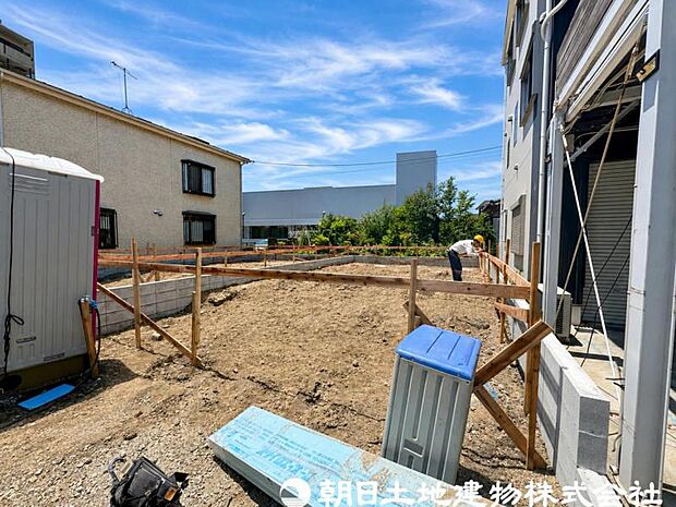 【現地写真】現在は建築中ではございますが建物プレゼンも承っております、お気軽にお問い合わせください。