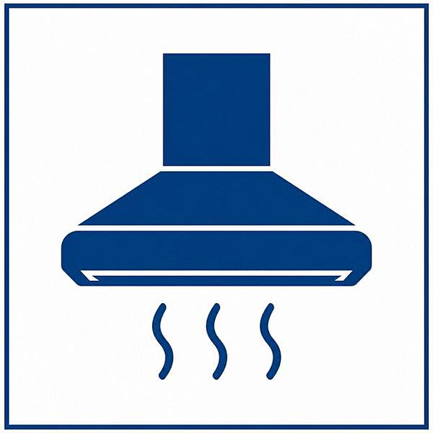 調理中に発生する煙やにおいをしっかり排出するレンジフードを装備。キッチンの空気を快適に保ち、お手入れにも配慮。室内へのにおい残りも抑えられます。
