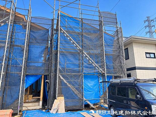 建築中だからこそ確認できる構造や施工の様子も住まい選びの大切なポイント。完成後には見られない今だけの現地をぜひご覧ください。完成前ならではの貴重な確認機会です。