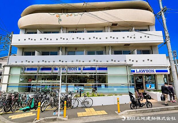ローソン、、、約350m(80m=1分)