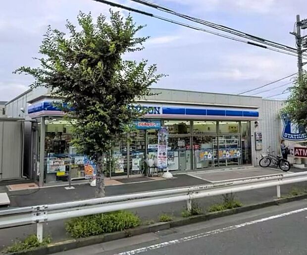 ローソン、、、約550m(80m=1分)