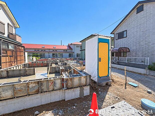 建築中だからこそ確認できる構造や施工の様子も住まい選びの大切なポイント。完成後には見られない今だけの現地をぜひご覧ください。完成前ならではの貴重な確認機会です。