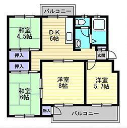 間取図画像 4DK