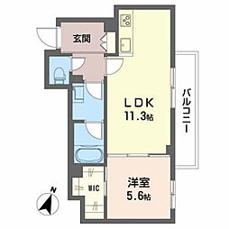 間取図画像 1LDK