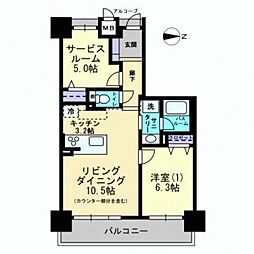 間取図画像 1SLDK