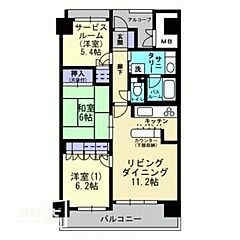 物件の間取り