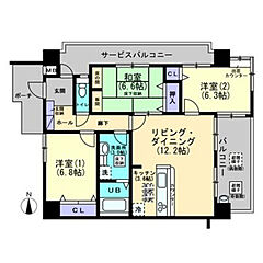 物件の間取り