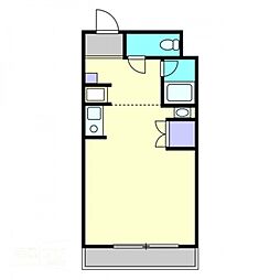 ストゥディオアレズ 1Kの間取図画像