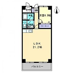 間取図画像 1LDK