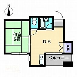 間取図画像 1DK