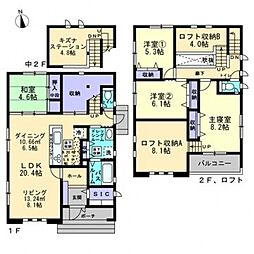 松縄町一戸建（I様邸） 1階5LDKの間取り