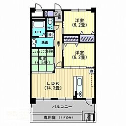 間取図画像 3LDK