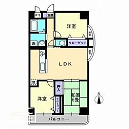 LAKEWEST 3LDKの間取図画像
