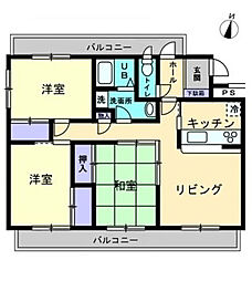 間取図画像 3LDK