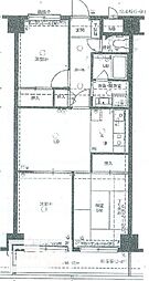 ダイアパレス丸の内 3LDKの間取図画像