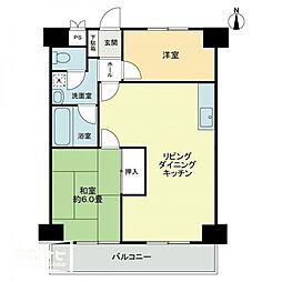 グランドメゾン松島 2LDKの間取図画像