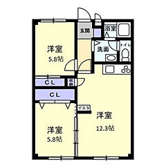 物件の間取り