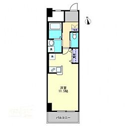 SAMTY栗林公園北 1Kの間取図画像