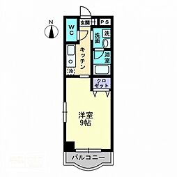 LUMIERE 1Kの間取図画像