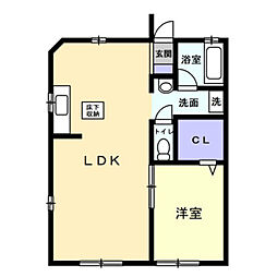 パラッツオ.M 1LDKの間取図画像