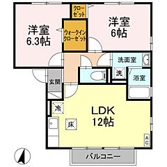 物件の間取り