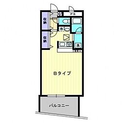 プランドール・f 1Kの間取図画像