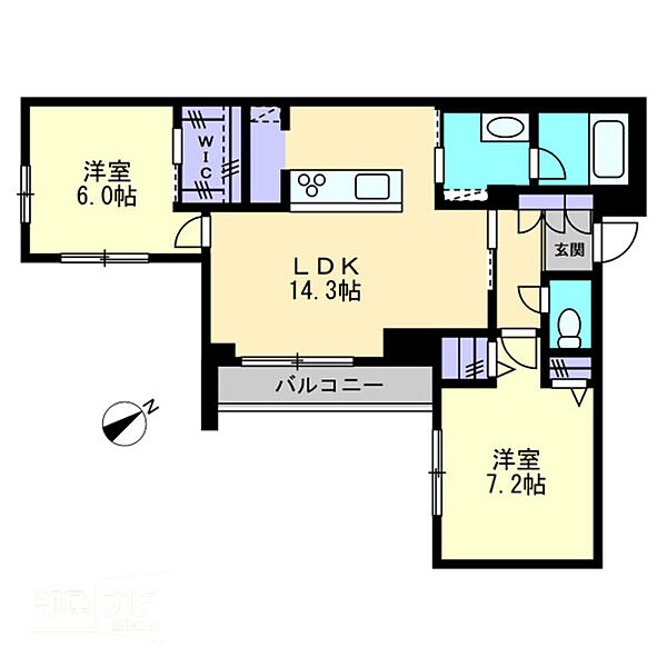 同じ建物の物件間取り写真 - ID:233019701253