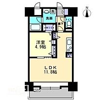 PoissonMarche倉敷 902 ｜ 岡山県倉敷市笹沖（賃貸マンション1LDK・9階・43.36㎡） その2