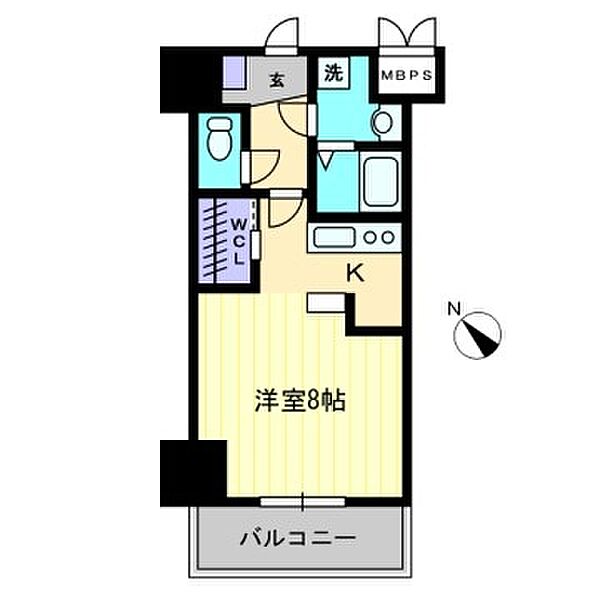 LAND・MARK KOGO 603｜広島県広島市西区庚午北1丁目(賃貸マンション1R・6階・30.14㎡)の写真 その2