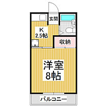 ロイヤル21  ｜ 長野県伊那市西町（賃貸マンション1K・2階・23.10㎡） その2