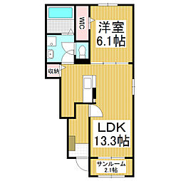 間取図画像 1LDK