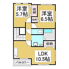 物件の間取り