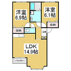 物件の間取り