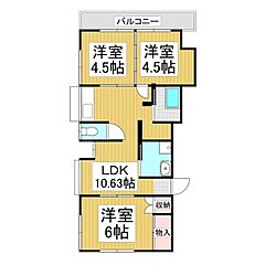 物件の間取り