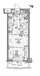 日神デュオステージ蓮根 3階1DKの間取り