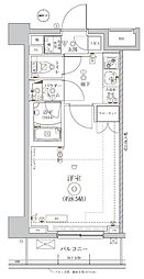 ARTESSIMO POSSO 2階1Kの間取り